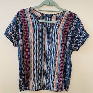 NIC + ZOE silk blend tee